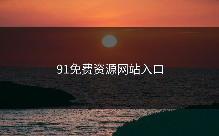 91免费资源网站入口